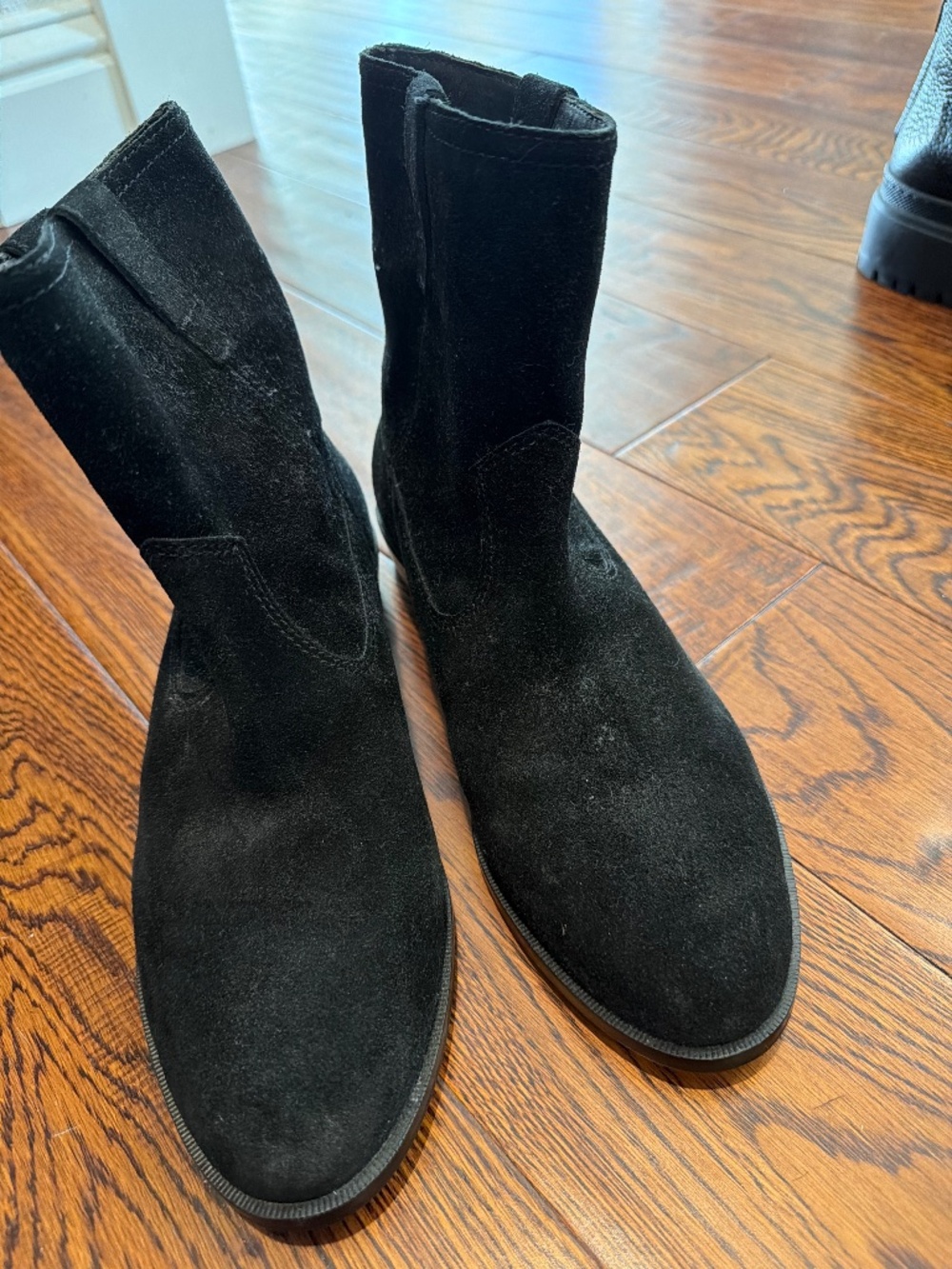 Rebecca Minkoff Savir Black Suede Ankle Boots Sze 8.5